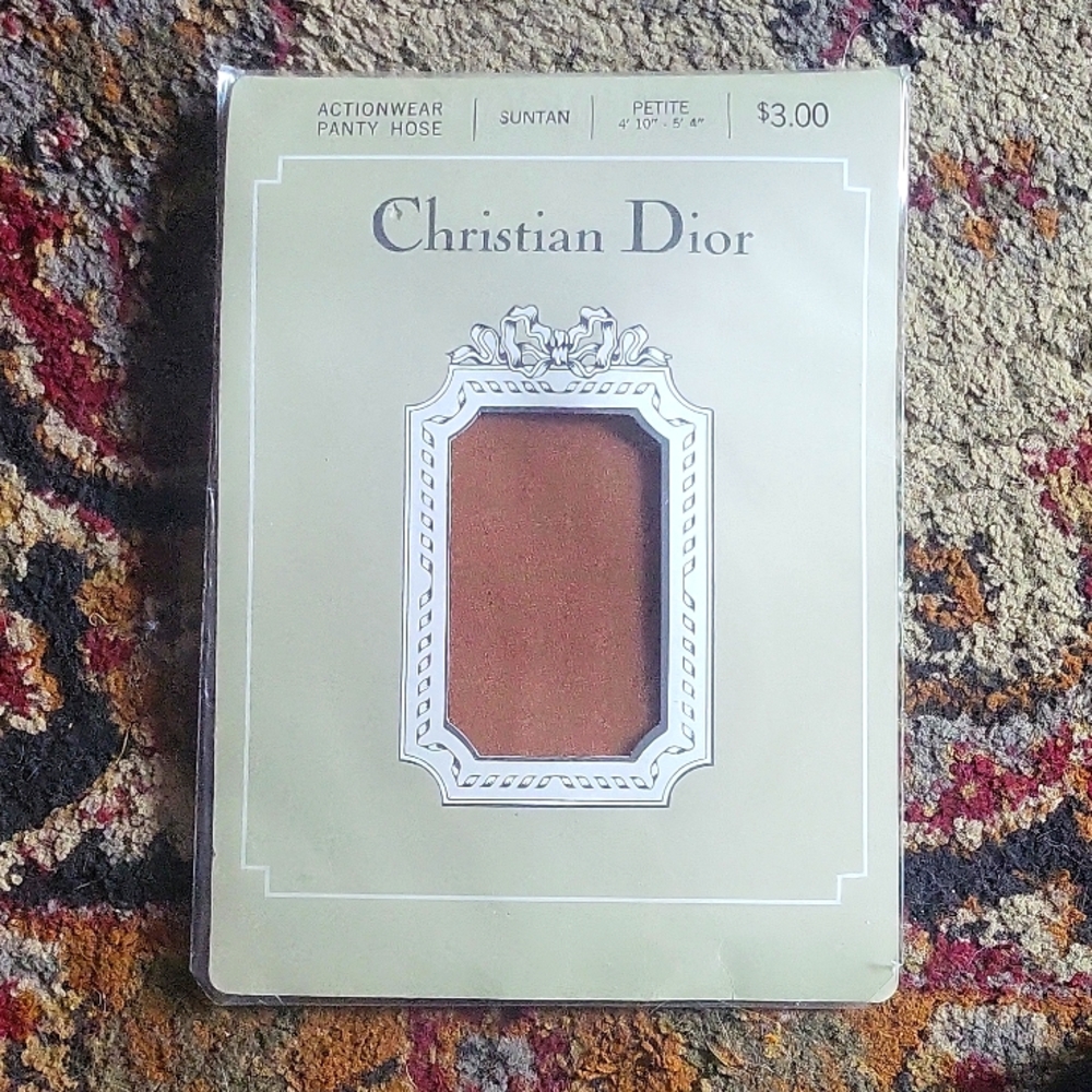 70s -80s Christian Dior panty hose never opened